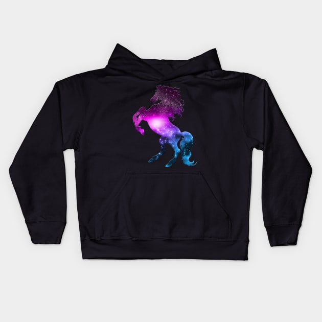 horse lover Kids Hoodie by janvimar